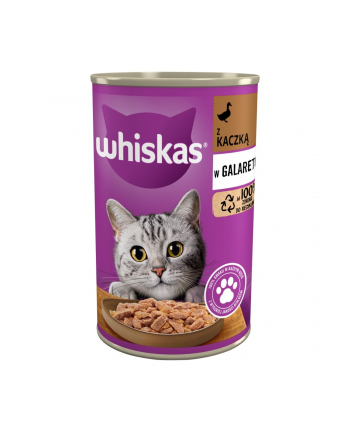 WHISKAS Adult Kaczka - puszka 400g