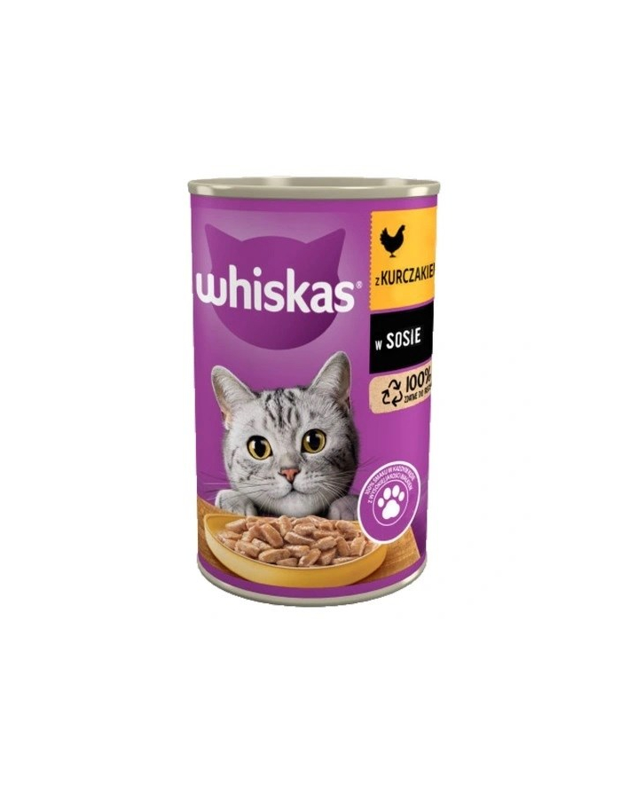 WHISKAS Adult Kurczak - puszka 400g główny