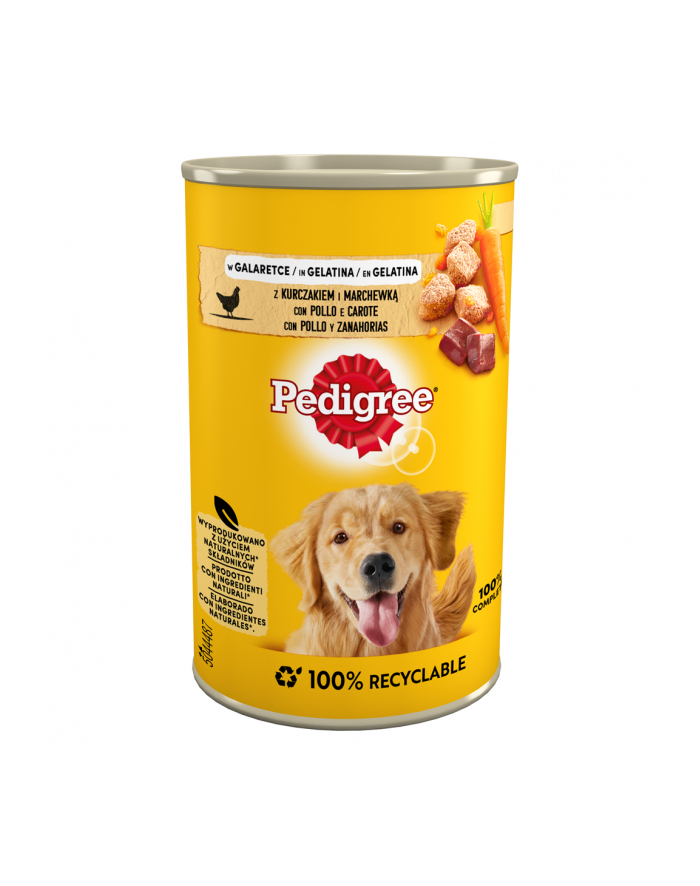 PEDIGREE Kurczak z marchewką 400g główny