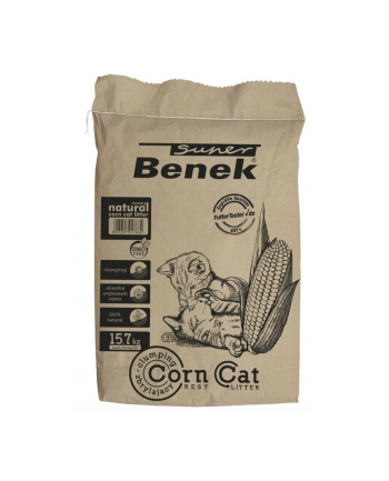 CERTECH Super Benek Corn Cat - żwirek kukurydziany zbrylający 25l