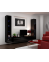 cama meble Zestaw VIGO 5 czarny/czarny połysk - nr 2