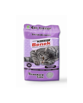 CERTECH Super Benek Standard Lawenda - żwirek dla kota zbrylający 25l (20kg) nr 1