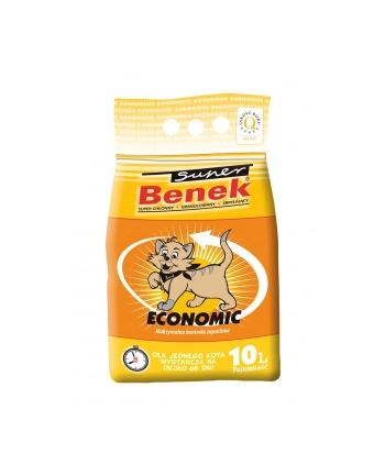 CERTECH Super Benek Economic - żwirek dla kota zbrylający 10l nr 1