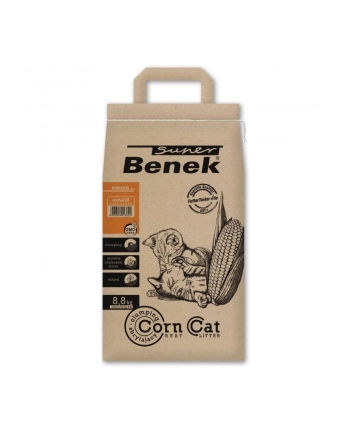 CERTECH Super Benek Corn Cat - żwirek kukurydziany zbrylający 14l nr 1