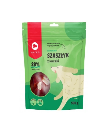 MACED Przysmak dla psa - pałeczki wołowe z kaczką 500g nr 1
