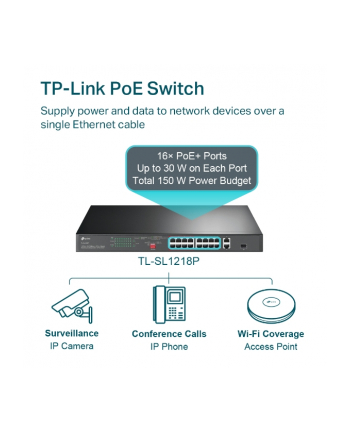 Switch TP-LINK TL-SL1218P