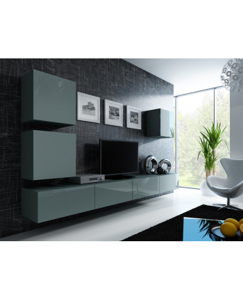 cama meble Zestaw VIGO 22 szary/szary połysk nr 2