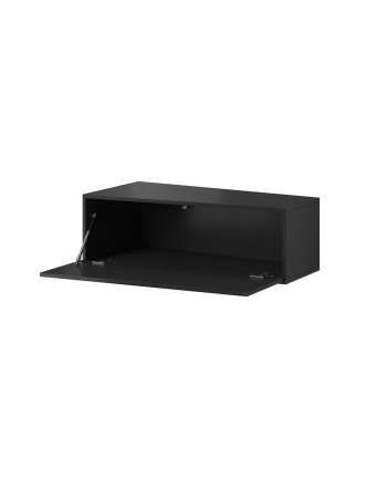 cama meble Szafka RTV VIGO SLANT '90' 30/90/40 czarny/czarpoł nr 1