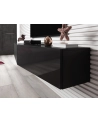 cama meble Szafka RTV VIGO SLANT 180cm (2x90) czarny/czarpoł - nr 3