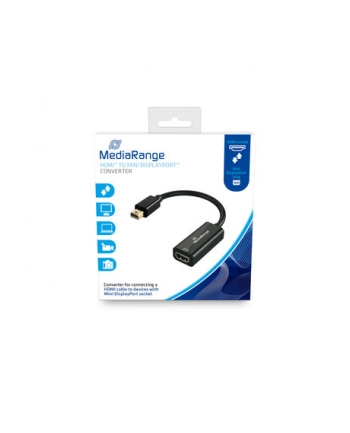 Konwerter HDMI-MiniDisplayPort MediaRange MRCS176 czarny nr 2