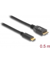 Kabel USB Delock USB-C - micro USB M/M 3.1 Gen 2 0,5m czarny - nr 23