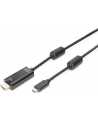 Kabel adapter DIGITUS USB 3.1 Gen 1 SuperSpeed+ Typ USB C/HDMI M/M czarny 2m - nr 35