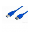 Kabel USB 3.0 MediaRange MRCS151 Plug A/Socket A, 1,8m, niebieski - nr 7