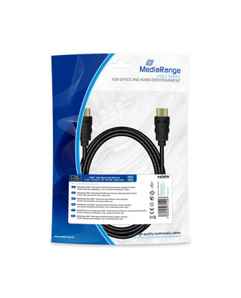 Kabel HDMI MediaRange MRCS196 HDMI/HDMI with Ethernet , 2.0m, czarny