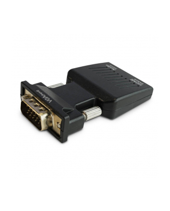 Konwerter VGA do HDMI, Audio, Full HD SAVIO CL-145 VGA (M) + minijack (F) - HDMI FULL HD/1080p 60Hz