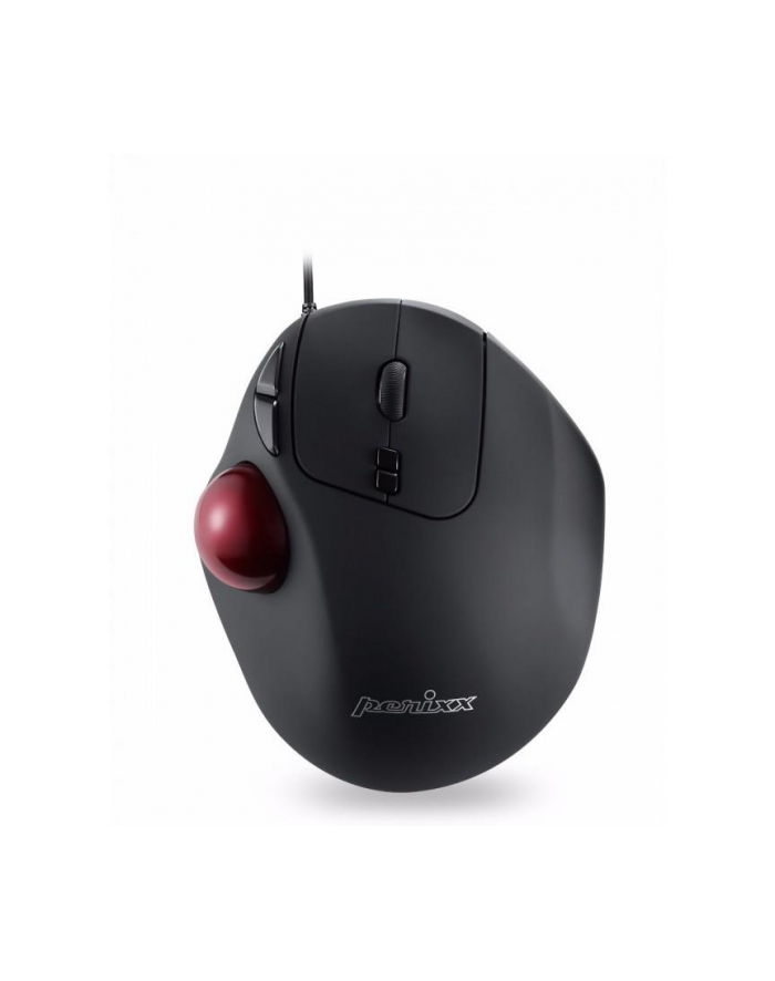 Mysz przewodowa Perixx PERIMICE-517 D laserowa trackball 34mm czarna główny