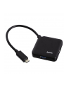 HUB USB 1:4 Hama USB 3.0 TYP C, czarny - nr 1
