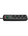 Listwa przepięciowa Brennenstuhl ''Eco-Line'' 4 gn 1,5m, czarna 13500A - nr 1