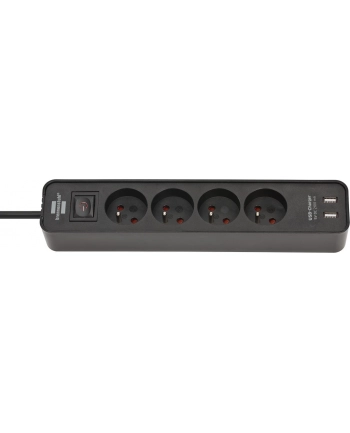 Listwa zasilająca Brennenstuhl z ładowarką USB 4gn, 1,5M, czarna nr 1