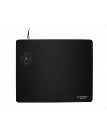 Podkładka pod mysz Delock z ładowarką indukcyjną czarna 342x283mm nr 2