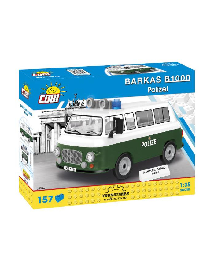 COBI 24596 Youngtimer BARKAS B1000 Polizei 156 klocków główny