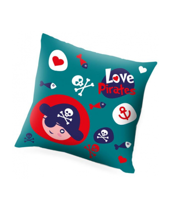 Poduszka 45x45cm Love Pirates KL10511 Kids Euroswan