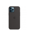 apple Silikonowe etui z MagSafe do iPhonea 12 Pro Max Czarne - nr 14