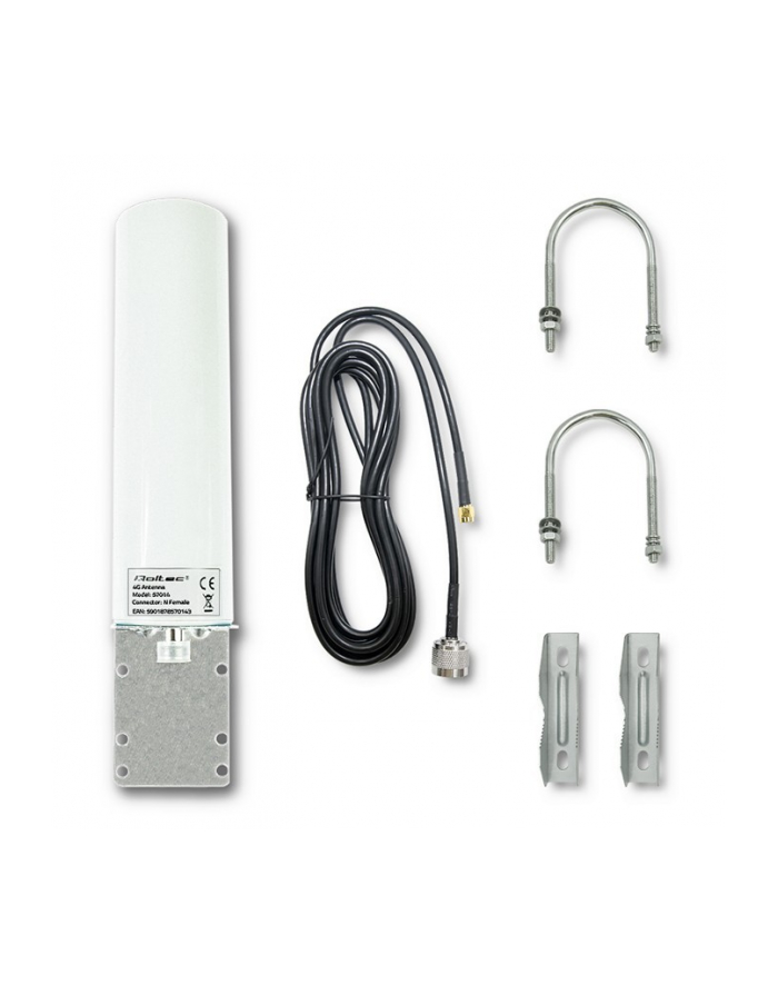 qoltec Antena 4G LTE dookólna | 30dBi | wewnętrzno-zewnętrzna główny