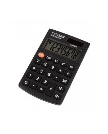 pbs connect Kalkulator kieszonkowy w etui CITIZEN SLD200NR, 8cyfr, 98mm x 62 X 10MMmm, czarny