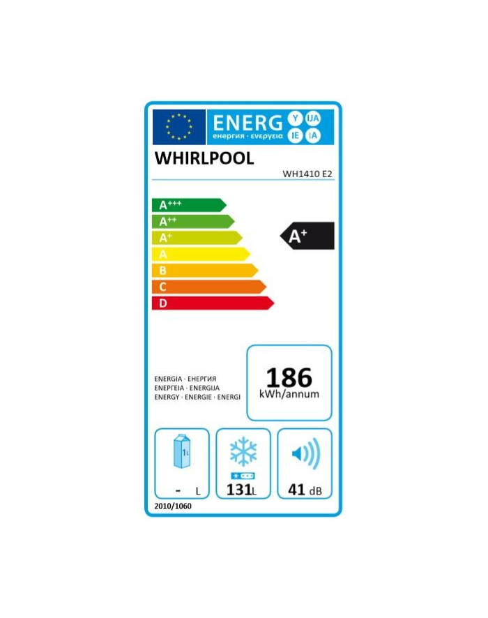 whirlpool Zamrażarka skrzyniowa WHS1410E2 główny