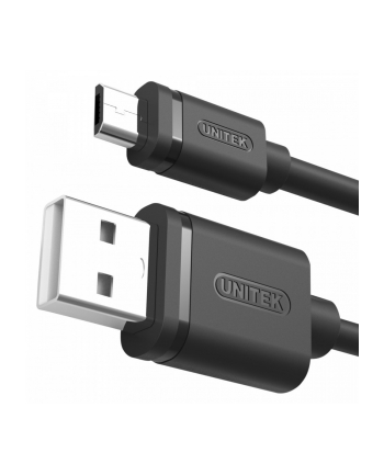 unitek Kabel USB - microUSB 2.0, 1,5M, M/M, Y-C434GBK