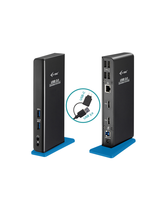 i-tec Stacja dokująca USB 3.0/USB-C Dual HDMI Docking Station główny