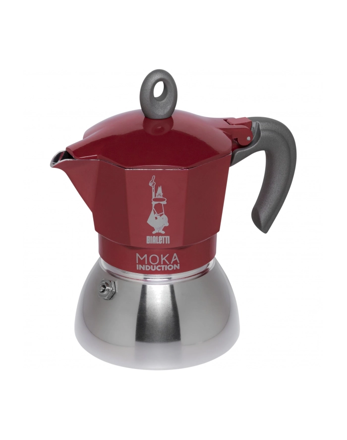 Bialetti kawiarka New Moka Induction 4tz czerwona główny