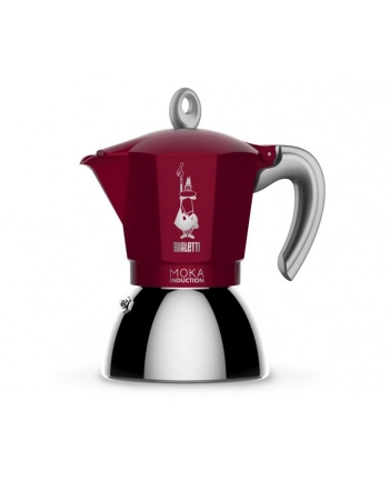 Bialetti kawiarka New Moka Induction 4tz czerwona