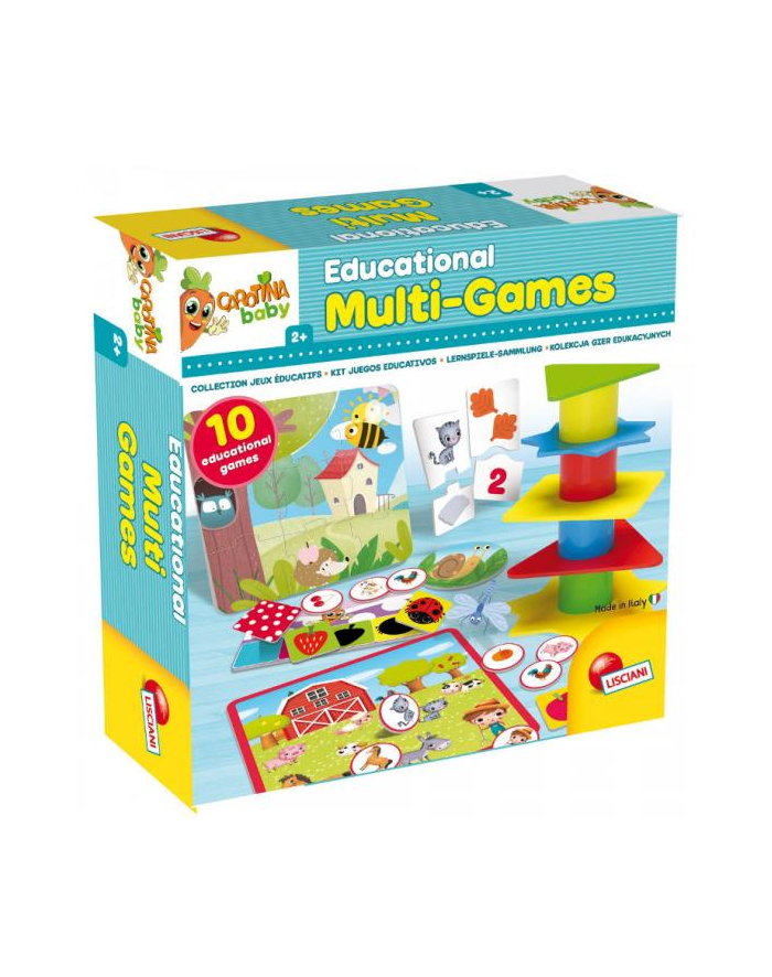 lisciani giochi Carotina baby. Zestaw gier edukacyjnych 80243 LISCIANI główny