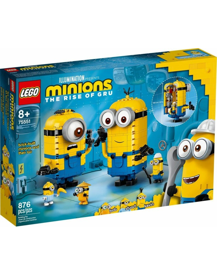 LEGO 75551 MINIONS Minionki z klocków i ich gniazdo główny