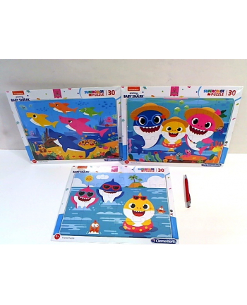 Clementoni Puzzle 30el ramkowe Baby Shark 22109