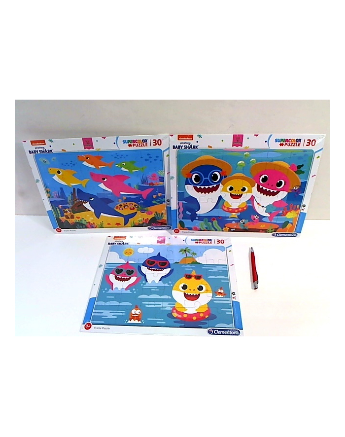 Clementoni Puzzle 30el ramkowe Baby Shark 22109 główny