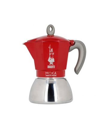 Bialetti kawiarka New Moka Induction 6tz czerwona