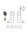 GLOVII SKARPETY OGRZEWANE POWER BANKIEM ROZMIAR L (41-46)  CZERWONE  BATERIE  ŁADOWARKA I PILOT W ZESTAWIE  GQ3L - nr 8