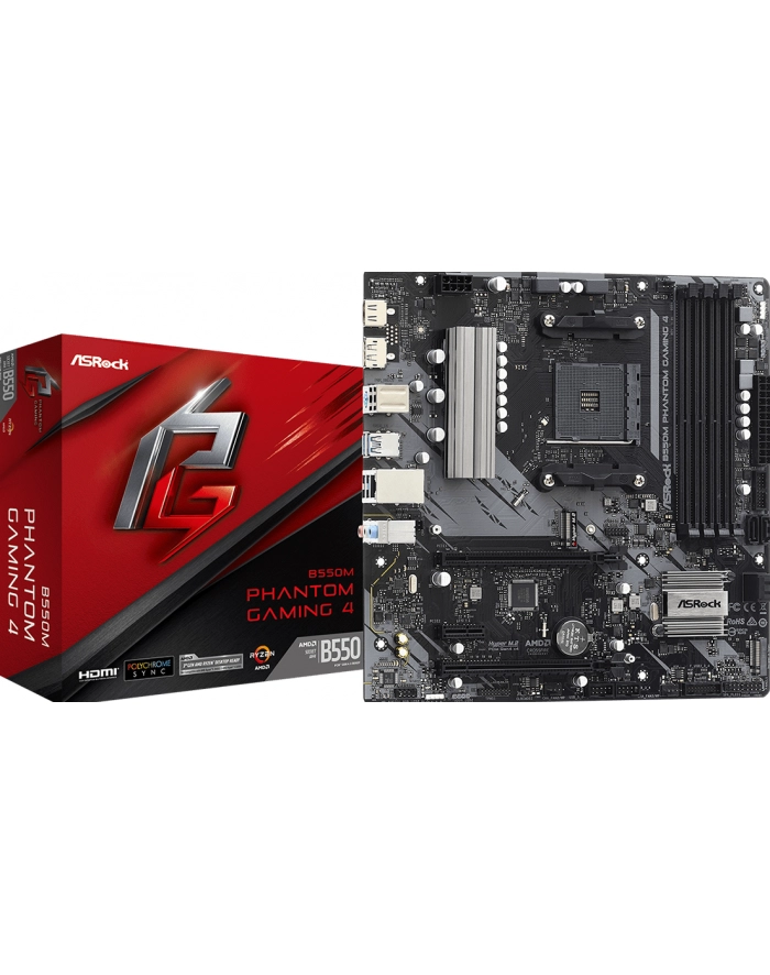 Płyta główna Asrock B550M PHANTOM GAMING 4 główny