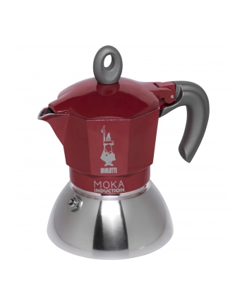 Bialetti kawiarka New Moka Induction 2tz czerwona nr 1