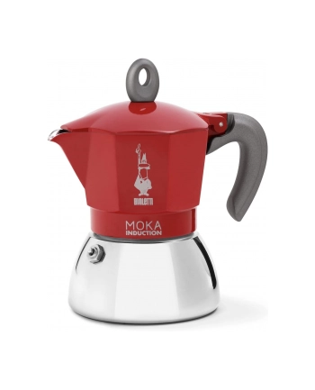 Bialetti kawiarka New Moka Induction 6tz czerwona nr 2