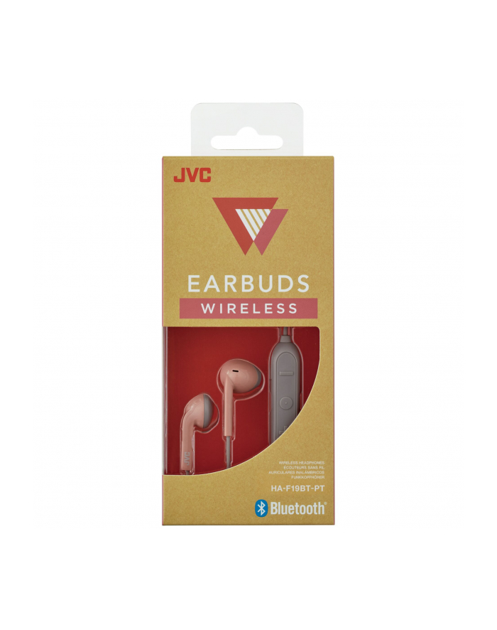 Słuchawki bluetooth JVC HAF-19BT-PTE douszne pink główny