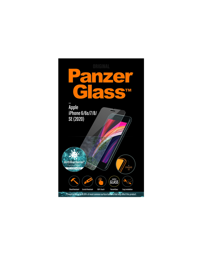 PANZERGLASS SZKŁO HARTOWANE IPHONE 6/6S/7/8/SE V2020 2684 główny