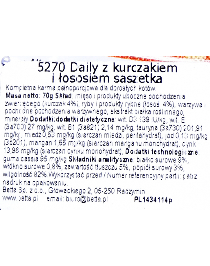 ALMO NATURE Daily Menu Kurczak z łososiem  70g główny