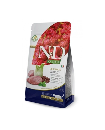 FARMINA N'D CAT QUINOA DIGESTION LAMB ' FENNEL - Trawienie  z jagnięciną  quinoa  fenkułem i miętą 1 5kg nr 1