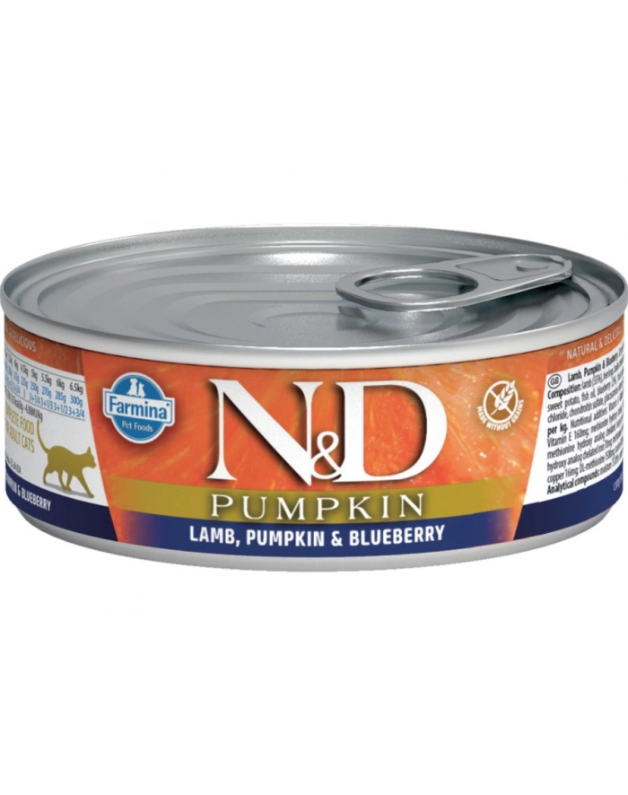 FARMINA N'D CAT LAMB ' PUMPKIN ' BLUEBERRY 80gr główny