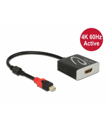 DELOCK adapter DisplayPort mini/M 1.4 to HDMI/F hdr black