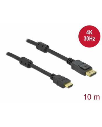 DELOCK DisplayPort/M v1.2A to HDMI/M cable 10m black